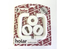 Kliky se štíty HOLAR bílá (1001)
