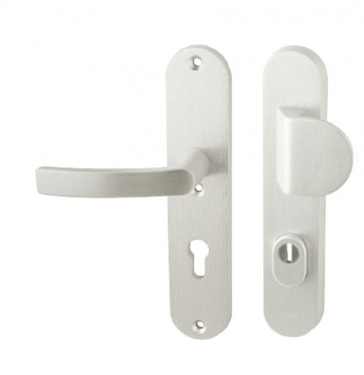 Kování bezpečnostní BETA PLUS 72 mm vložka madlo/klika F1 - Kliky, okenní a dveřní kování, panty Kování dveřní Kování dveřní bezpečnostní
