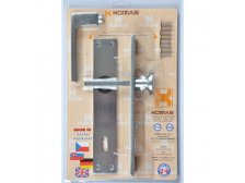 Kování dveřní 26103 klika-knoflík, 90 mm, klíč, hliník, blistr