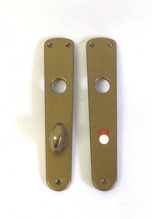 Štítek 72 WC 680 F4 TRAPEZIA s kličkou DOPRODEJ - Kliky, okenní a dveřní kování, panty Kování dveřní Kování dveřní mezip. hliník, bez PÚ