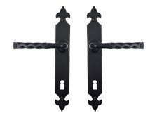 Kování interiérové Romance klika/klika 90 mm klíč černý mat