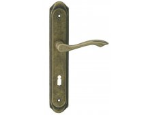 Kování interiérové RUSTIK klika/klika 72 mm klíč bronz