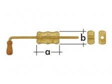 Zástrč zasouvací WRG 120 s dřevěnou koncovkou 120x60x1,3mm
