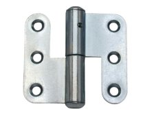 Závěs dveřní 70 rovný P kompletní závěs, pravý, zinek modrý