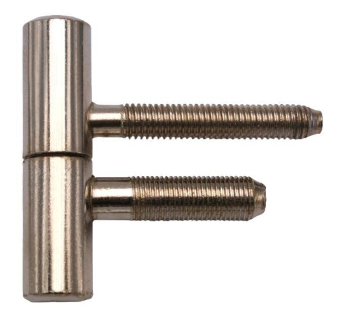 Závěs dveřní 60/10 M10 x 1/37 kompletní závěs, pravo-levý, nikl lesklý - Kliky, okenní a dveřní kování, panty Závěsy (panty) Závěsy dveřní