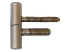 Závěs dveřní 60/10 M10 x 1/37 kompletní závěs, pravo-levý, nikl satén