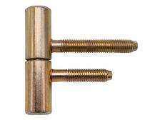 Závěs dveřní 60/10 M8/50 M8/34,5 kompletní závěs, pravo-levý, zinek žlutý ~