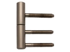 Závěs dveřní 80/10 M8 22/M7 kompletní závěs, pravo-levý, nikl satén