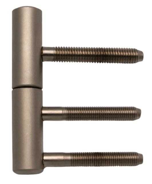 Závěs dveřní 80/10 M8 22/M7 kompletní závěs, pravo-levý, nikl satén Závěs dveřní 80/10 M8 22/M7 kompletní závěs, pravo-levý, nikl satén