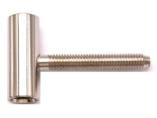 Závěs dveřní 80/10 VD M8 vrchní díl, pravo-levý, nikl lesklý broušený (balení 100 ks)