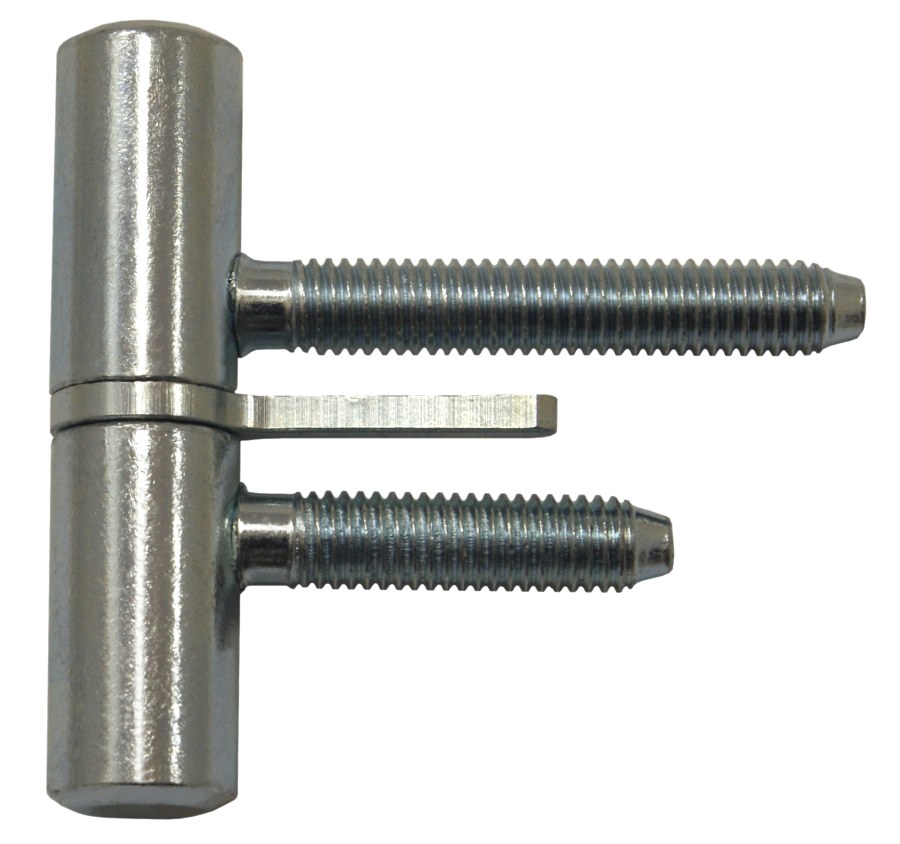 Závěs dveřní 60 M8 s hřebem kompletní závěs, pravo-levý, zinek modrý (balení 50 ks) Závěs dveřní 60 M8 s hřebem kompletní závěs, pravo-levý, zinek modrý (balení 50 ks) - Kliky, okenní a dveřní kování, panty Závěsy (panty) Závěsy dveřní