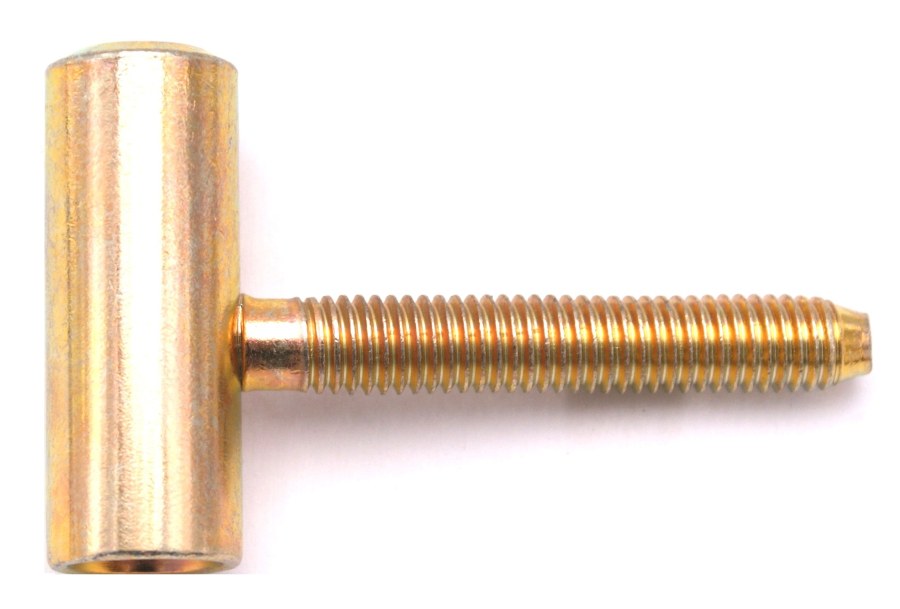 Závěs dveřní 80/10 VD M8 vrchní díl, pravo-levý, zinek žlutý (balení 100 ks) - Kliky, okenní a dveřní kování, panty Závěsy (panty) Závěsy dveřní