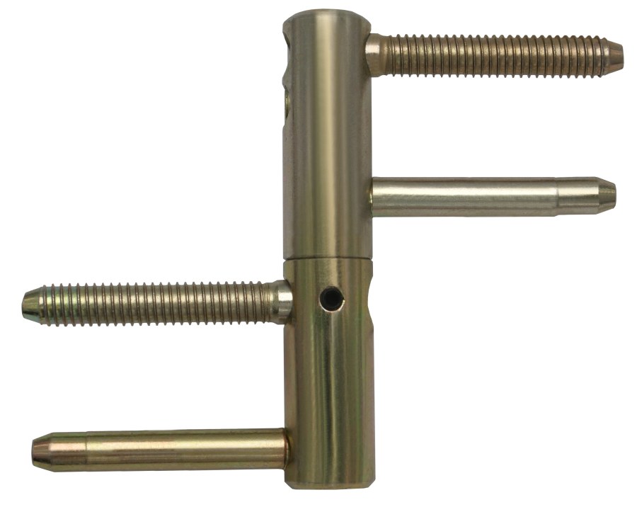 Závěs dveřní TRIO 20 DZ PH BZ kompletní závěs, pravo-levý, zinek žlutý, protipožární - Kliky, okenní a dveřní kování, panty Závěsy (panty) Závěsy dveřní