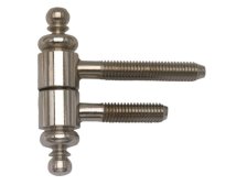 Závěs dveřní 30 UR27 kompletní závěs, pravo-levý, nikl lesklý