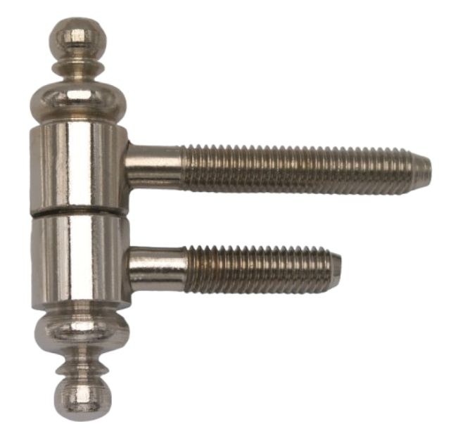 Závěs dveřní 30 UR27 kompletní závěs, pravo-levý, nikl lesklý - Kliky, okenní a dveřní kování, panty Závěsy (panty) Závěsy dveřní