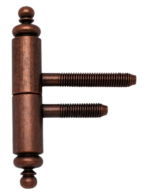 Závěs dveřní 60 UR27 kompletní závěs, pravo-levý, stará meď Závěs dveřní 60 UR27 kompletní závěs, pravo-levý, stará meď - Kliky, okenní a dveřní kování, panty Závěsy (panty) Závěsy dveřní