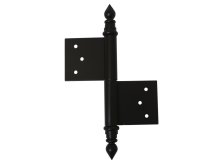 Závěs dveřní 100 UR14 P kompletní závěs, pravý, lak černý RAL9005