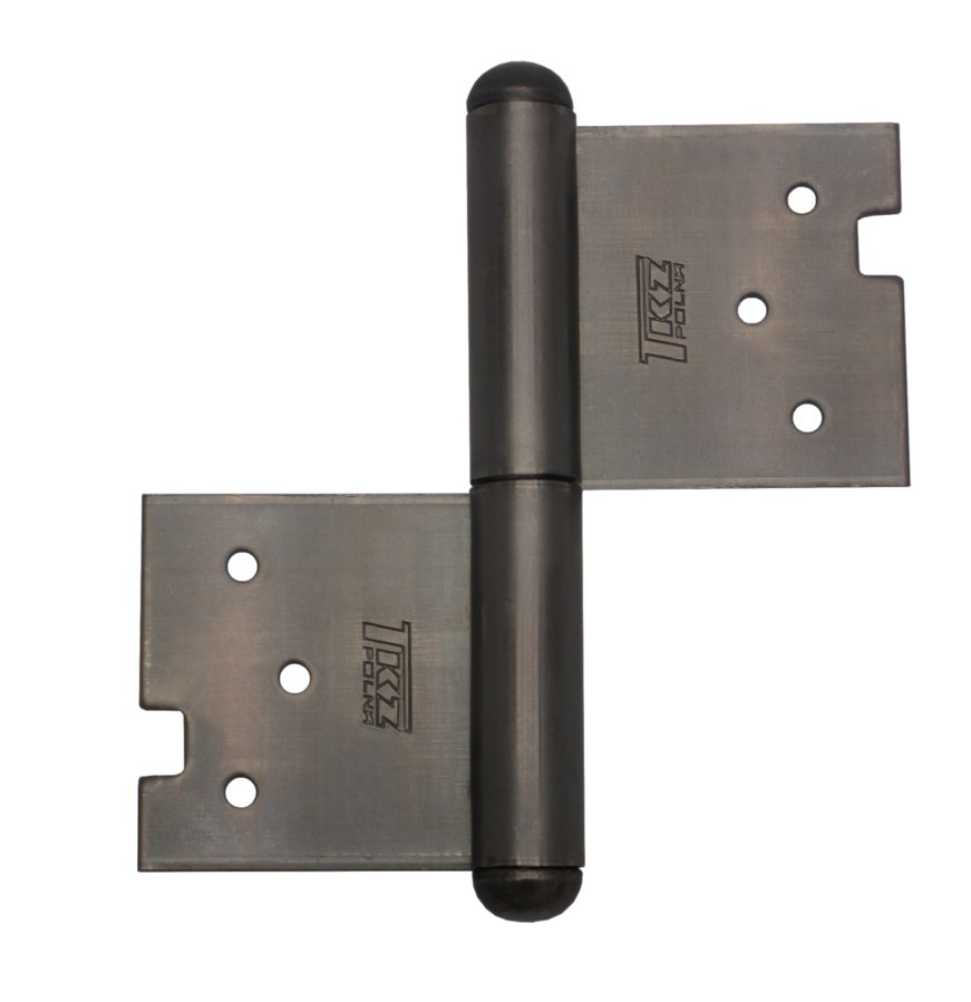 Závěs dveřní 100 L kompletní závěs, levý, bez povrchové úpravy (balení 10 ks) - Kliky, okenní a dveřní kování, panty Závěsy (panty) Závěsy dveřní