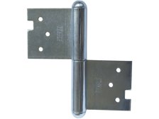 Závěs dveřní 100 P kompletní závěs, pravý, zinek modrý