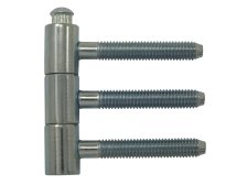 Závěs dveřní třídílný 14 x 60 M8/50 kompletní závěs, pravo-levý, zinek modrý