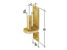 Držák čepu C 13/11 d 13mm/11mm