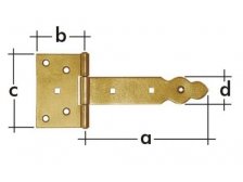 Závěs brankový ozdobný ZBO 150 150x90x35mm