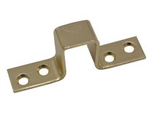 Skoba okenní 25 mm pomosaz lesklá