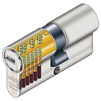Vložka cylindrická ABUS KD6 NZ 30/K35 C - Vložky,zámky,klíče,frézky Vložky cylindrické Vložky bezpečnostní
