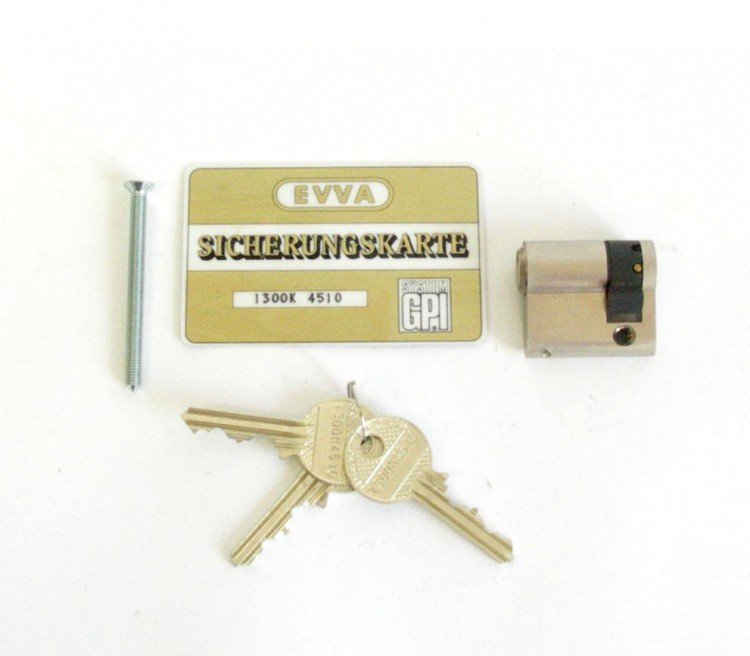 Vložka EVVA EHZ 50GPI HZ 27 + - Vložky,zámky,klíče,frézky Vložky cylindrické Půlvložky