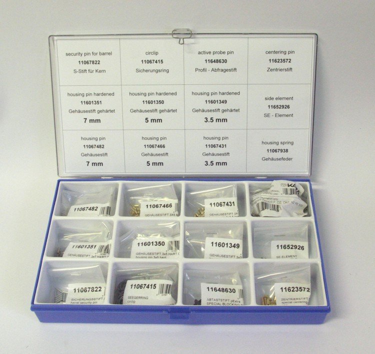 Box č.2 (set dílenský KABA) DOPRODEJ Box č.2 (set dílenský KABA) DOPRODEJ - Vložky,zámky,klíče,frézky Vložky cylindrické Vložky ND