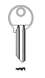Klíč 10X FBA 44/X10/10N/FAA44L (balení 100 ks) - Vložky,zámky,klíče,frézky Klíče odlitky Klíče cylindrické