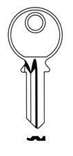Klíč CEA EL 3/ELZ12 DOPRODEJ - Vložky,zámky,klíče,frézky Klíče odlitky Klíče cylindrické