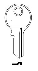 Klíč CEA VR 1/VRO4/VI082 DOPRODEJ - Vložky,zámky,klíče,frézky Klíče odlitky Klíče cylindrické