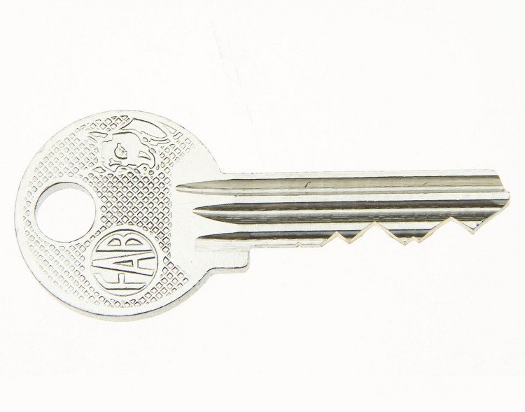 Klíč FAB 4093/ 8 Klíč FAB 4093/ 8 - Vložky,zámky,klíče,frézky Klíče odlitky Klíče cylindrické