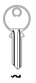 Klíč GUD 10 /GUARD 41/ FB23/ REGUD10 - Vložky,zámky,klíče,frézky Klíče odlitky Klíče cylindrické
