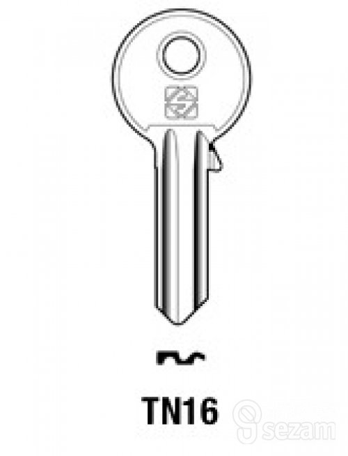 Klíč TITAN K1 profil Z - Vložky,zámky,klíče,frézky Klíče odlitky Klíče cylindrické