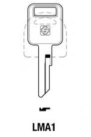 Klíč LMA1 LMA1 - Vložky,zámky,klíče,frézky Klíče odlitky Autoklíče
