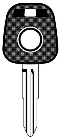 Klíč pro čip TP00TOYO-20D.P1 DOPRODEJ - Vložky,zámky,klíče,frézky Klíče pro čip