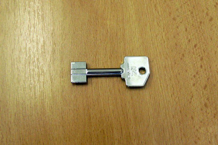 Klíč trezorový 7C CR píchací - Vložky,zámky,klíče,frézky Klíče odlitky Klíče trezorové