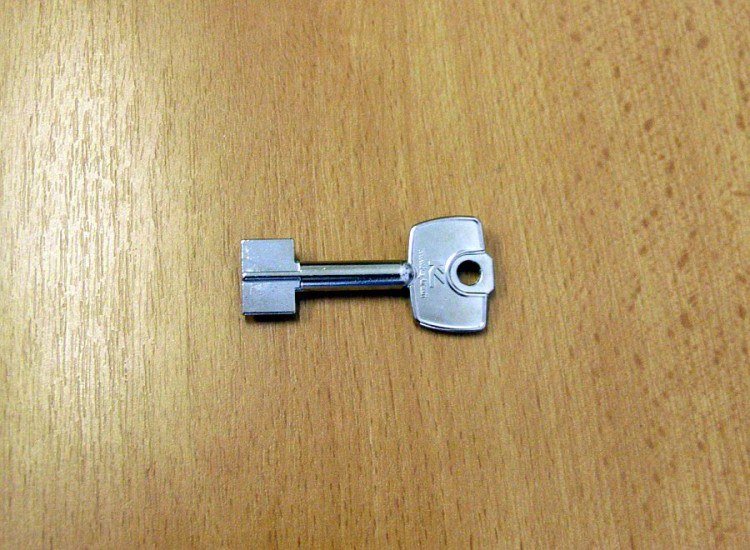 Klíč trezorový CT 6P/12CEP/CPXN - Vložky,zámky,klíče,frézky Klíče odlitky Klíče trezorové