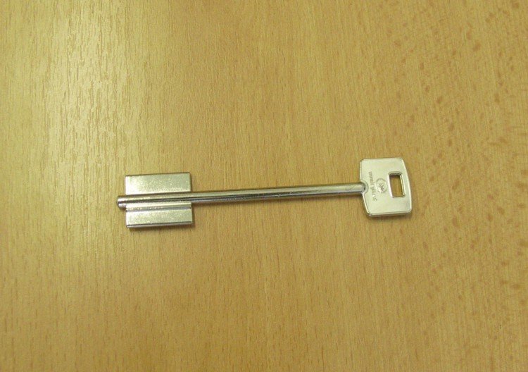 Klíč trezorový KT 2CA/CS2M/CSLC/4CS - Vložky,zámky,klíče,frézky Klíče odlitky Klíče trezorové