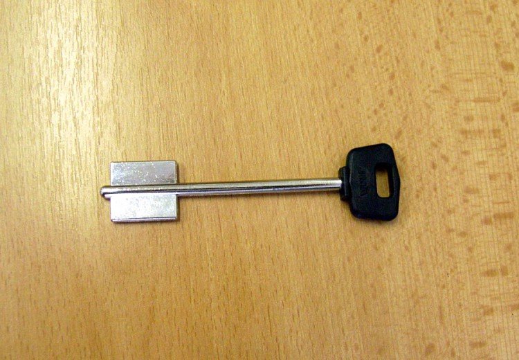 Klíč trezorový MA 17MP/3MTP/MTNP - Vložky,zámky,klíče,frézky Klíče odlitky Klíče trezorové