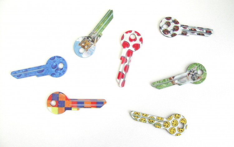 Klíč barevný FANCY 30R - Vložky,zámky,klíče,frézky Klíče odlitky Klíče cylindrické barevné