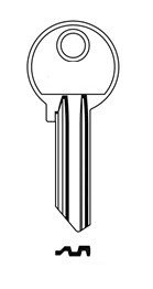 Klíč FBA 26/21 fialový DOPRODEJ - Vložky,zámky,klíče,frézky Klíče odlitky Klíče cylindrické