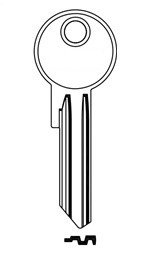 Klíč FBA 80/30R1 modrý - Vložky,zámky,klíče,frézky Klíče odlitky Klíče cylindrické barevné