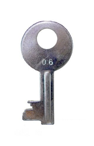 Klíč schránkový č. 6 - Vložky,zámky,klíče,frézky Klíče odlitky Klíče schránkové