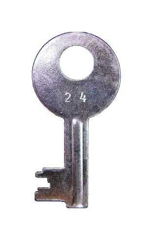 Klíč schránkový č.24 - Vložky,zámky,klíče,frézky Klíče odlitky Klíče schránkové