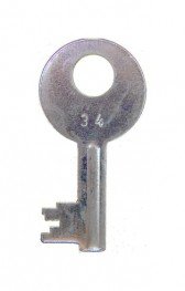 Klíč schránkový č.34 - Vložky,zámky,klíče,frézky Klíče odlitky Klíče schránkové