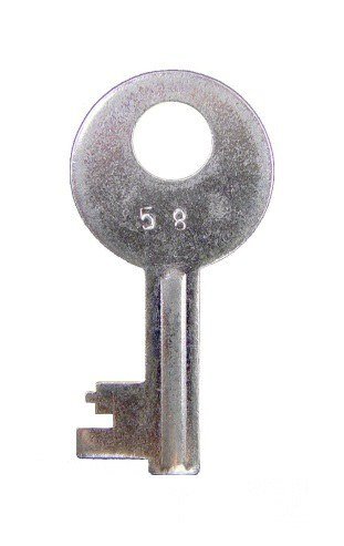 Klíč schránkový č.58 - Vložky,zámky,klíče,frézky Klíče odlitky Klíče schránkové