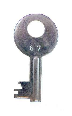Klíč schránkový č.67 - Vložky,zámky,klíče,frézky Klíče odlitky Klíče schránkové